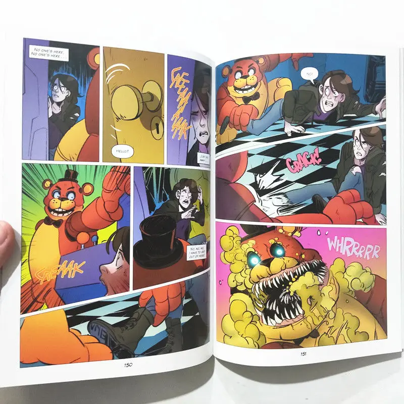 Imagem -02 - Caixa Quadrinho Original Inglês Cinco Noites da Graphic Novel Trilogia Três Volumes Vendidos Juntos Brochura em