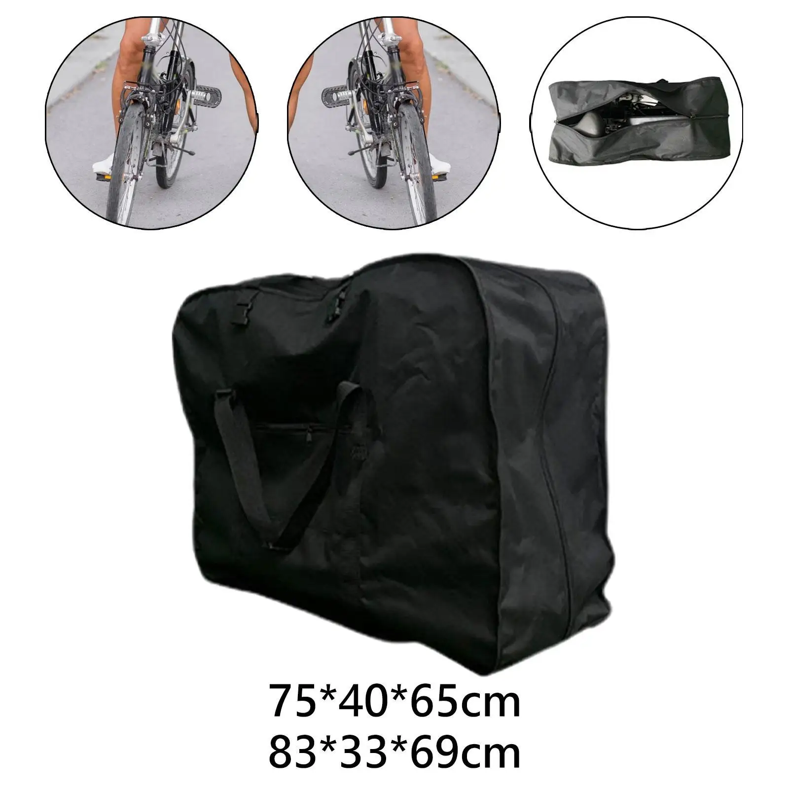 Zipper Closure Lightweight for Bicycling Accessory Transportation Travel