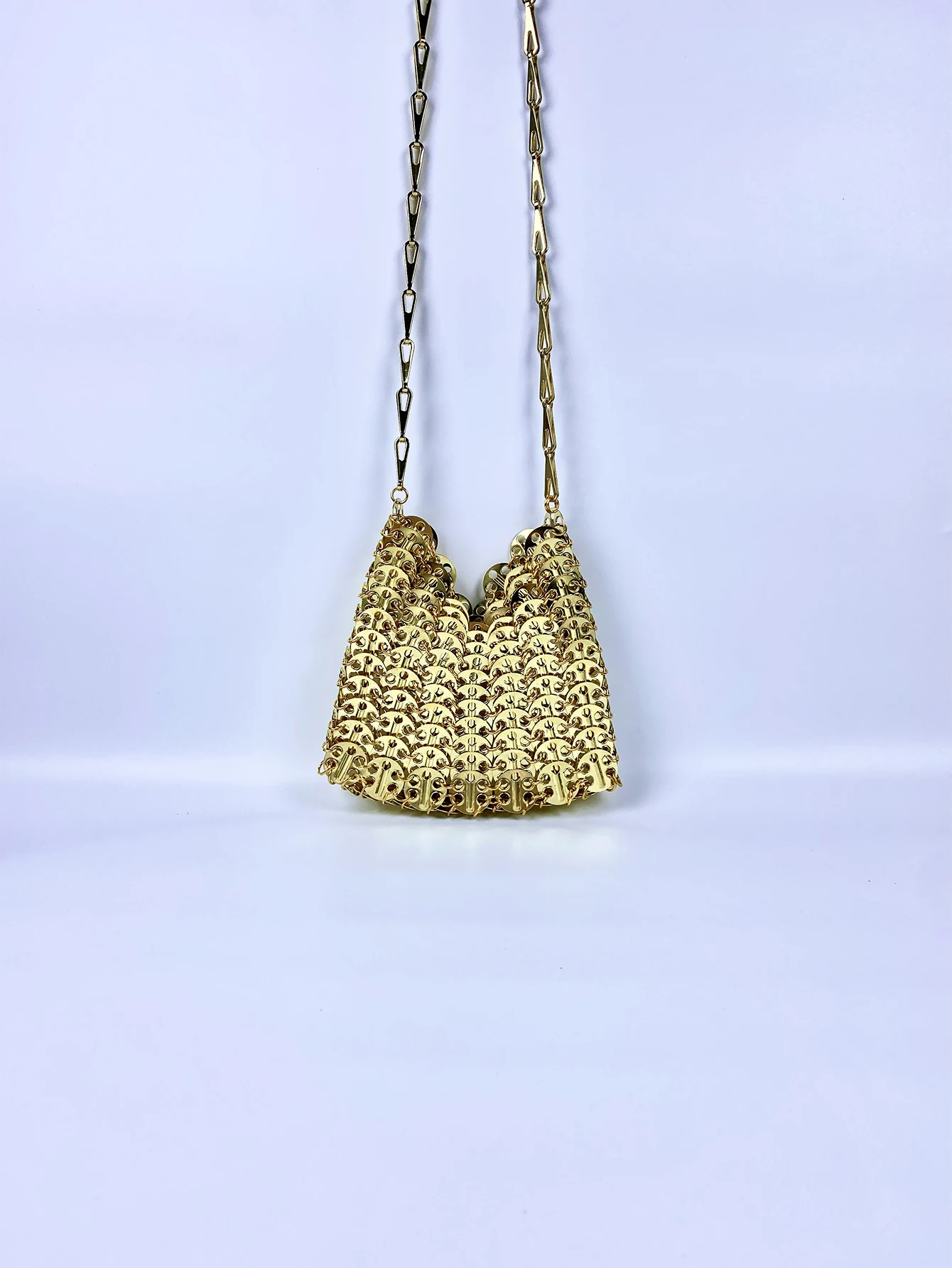 2023 nowa sieć czerwona w tym samym stylu torba damska torba na telefon komórkowy łańcuszek błyszczący plasterek Bling torba na jedno ramię Crossbody