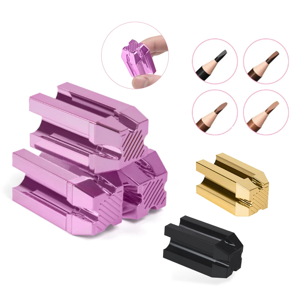 4 في 1 مبراة قلم الحواجب Microblading مقاوم للماء الوشم ماكياج المهنية قلم الحواجب Microblading مبراة #1