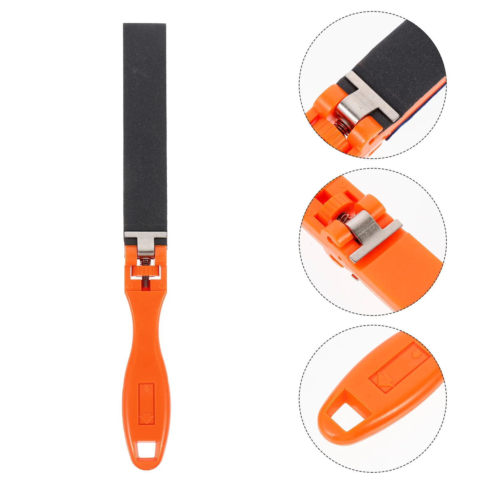 

1pc Plastic Sandpaper Clamp 27Mm Manual Holder For Polishing Grinding Tools Reusable Sandpaper Clip Lightweight Durable