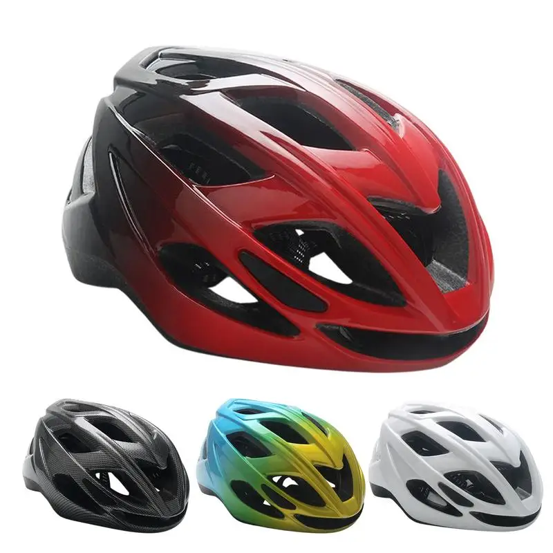 

Велосипедные шлемы для взрослых, дорожный велосипедный шлем, аксессуары для велоспорта, легкое защитное снаряжение с USB-перезаряжаемыми фонарями, голова