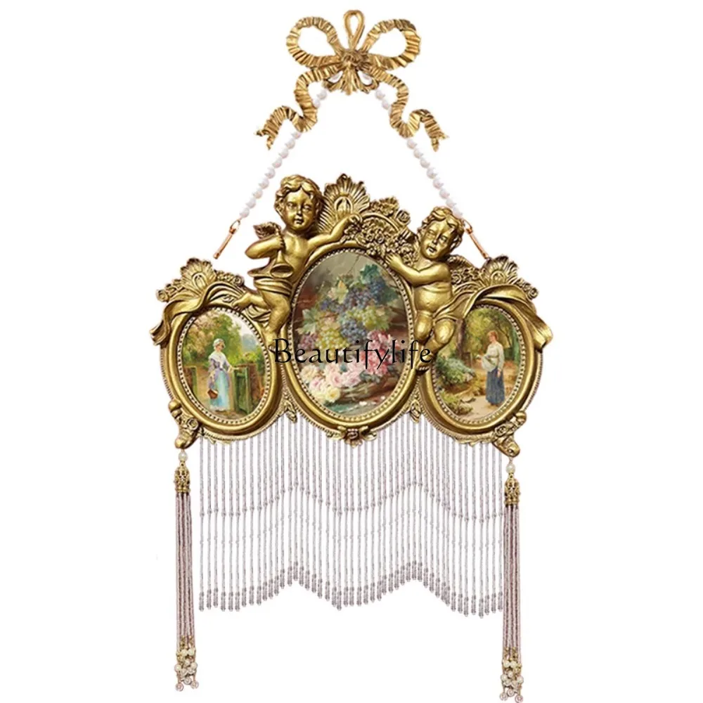 

Retro Forest French Angel Relief Photo Frame, Picture Frame Decoration, Soft Furnishings, Wall-mounted Photo Wall