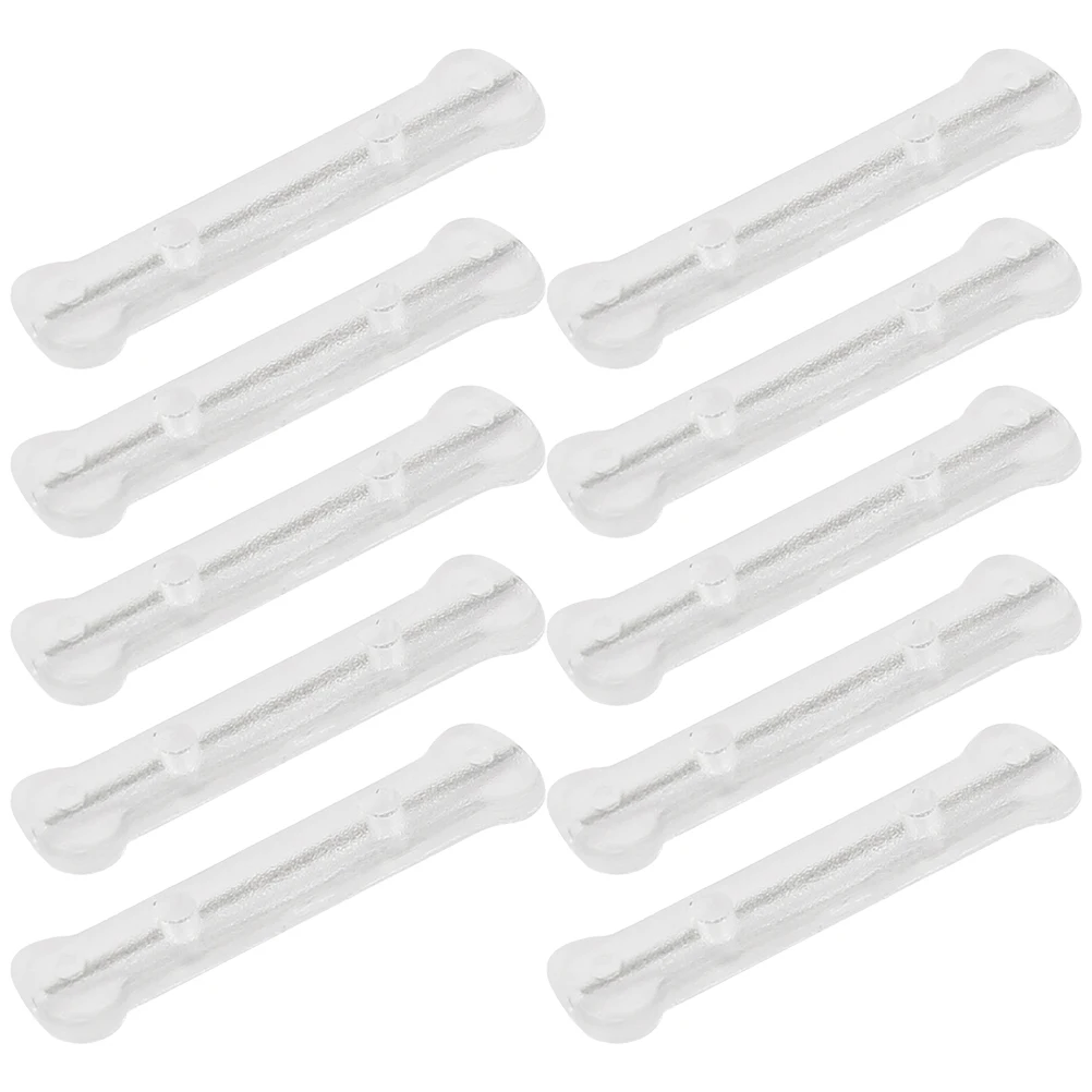 

10pcs Titanium Alloy Silicone Nail Stickers Wear Resistant Wire Toenail thotics Ingrown Treatment Professional Correction Tool