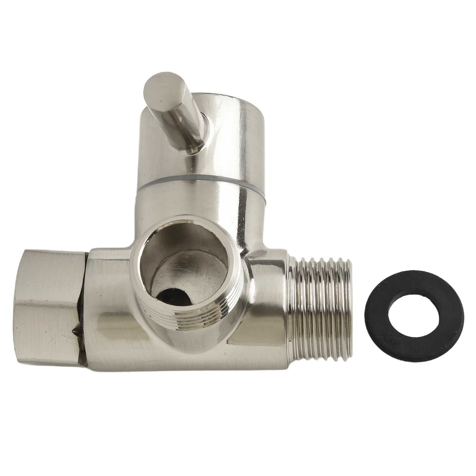 3 طريقة كلبشة صمام T-محول G1/2 دش رئيس صمام الفاصل كلبشة موصل الحمام دش رئيس صنبور محول #3