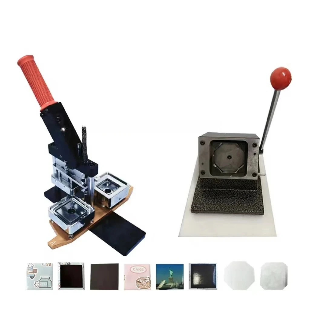 2026-63.5*63.5mm Manual Fridge Magnet Machine Fridge Magnet Maker Fridge Magnet Making Machine