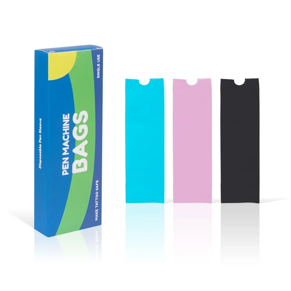 

Чехлы для ручек для тату-машины, ручки, одноразовые сумки, черные пластиковые ручки для тату-машинки, зажим для ручек, принадлежности для ручек