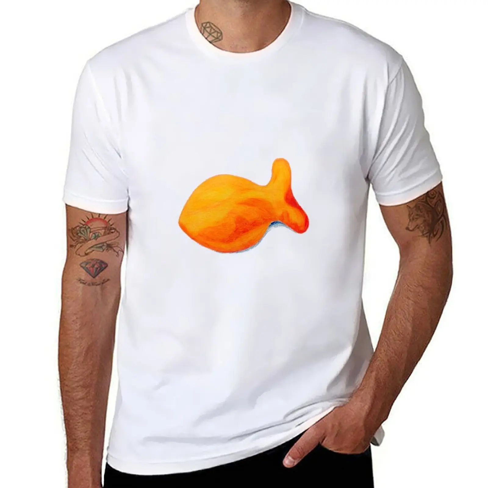 

Goldfish T-Shirt anime tshirt man t shirts for men T-Shirt