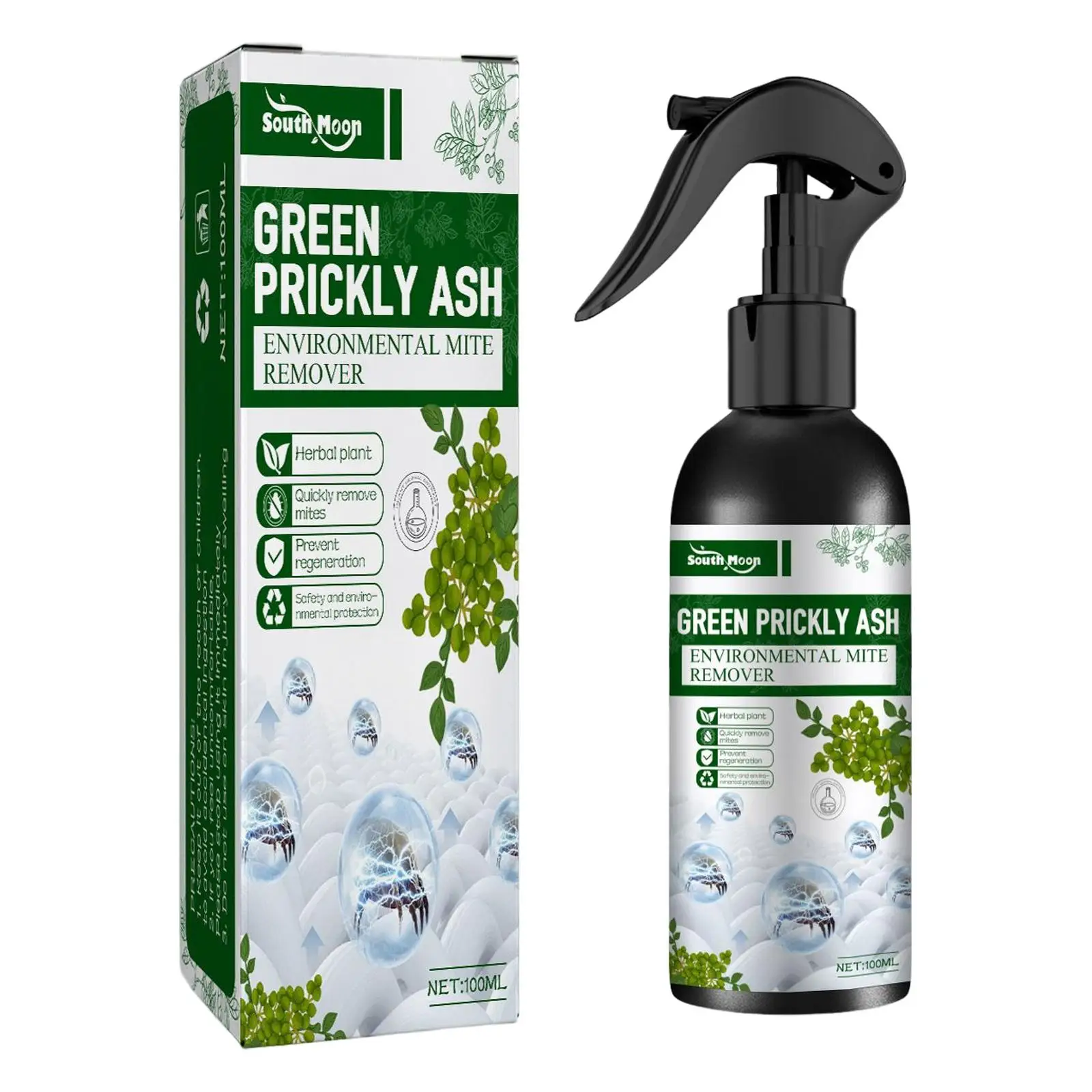 Mite Spray Natural Bed Bug and Dust Mite Spray for Furniture Carpet