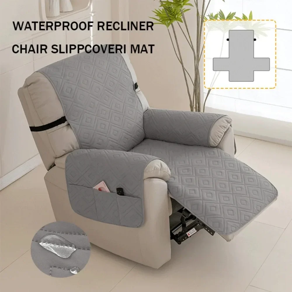 

1PC Elastic Recliner Sofa Cover Protector Double Diamond Shaped Grid Four Seasons Sofa Cushion Waterproof Cover Sofa 벤치 소파 커버