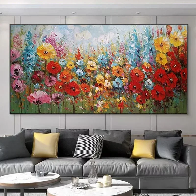 

591775 Painting By Numbers Paint Kit Flowers Picture Draw Painting For Adults Coloring By Number Diy Crafts Wall Art