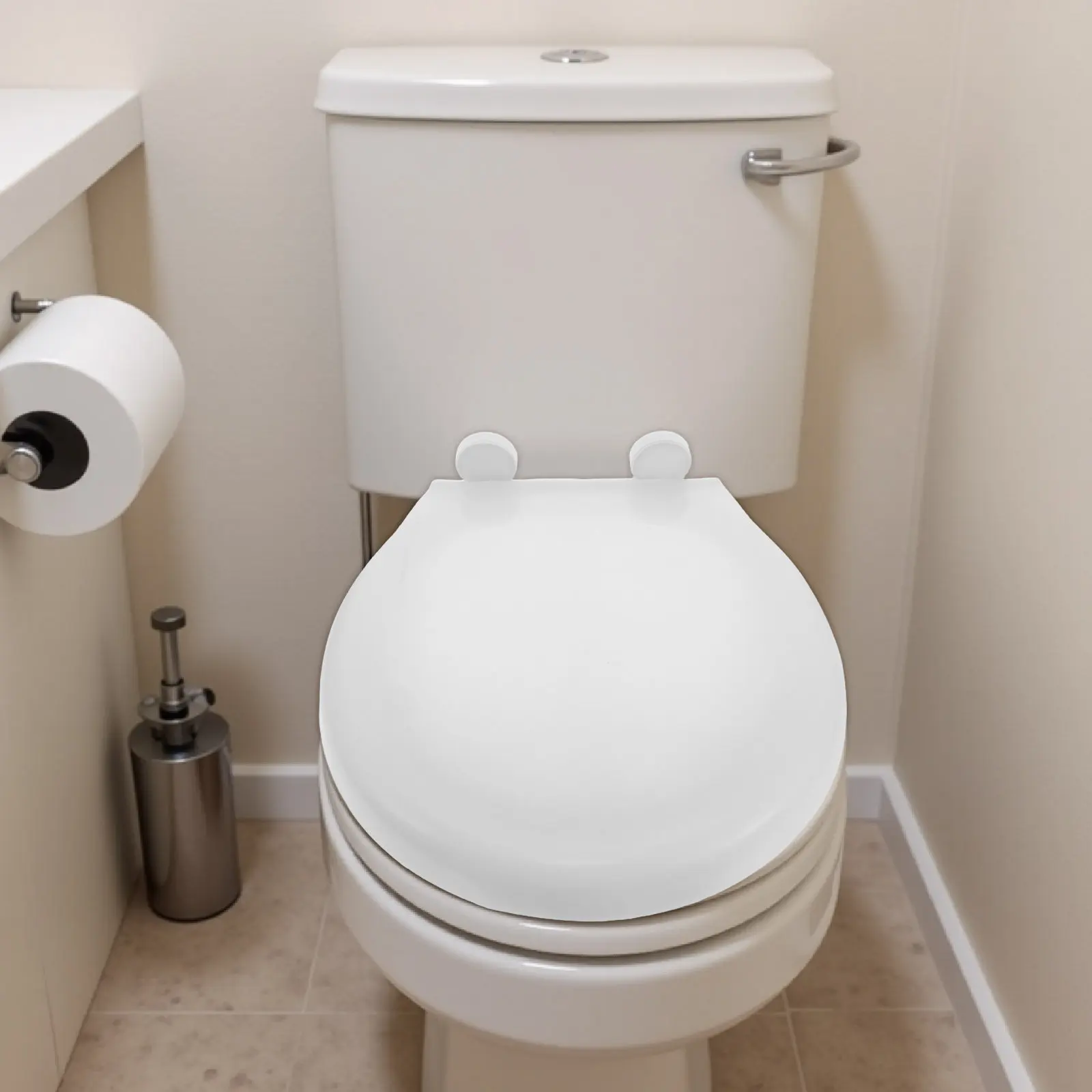 

Elongated Eva Padded Toilet Seat Soft Thick Slow Close Bathroom Replacement Seat Comfortable for Seniors Adults