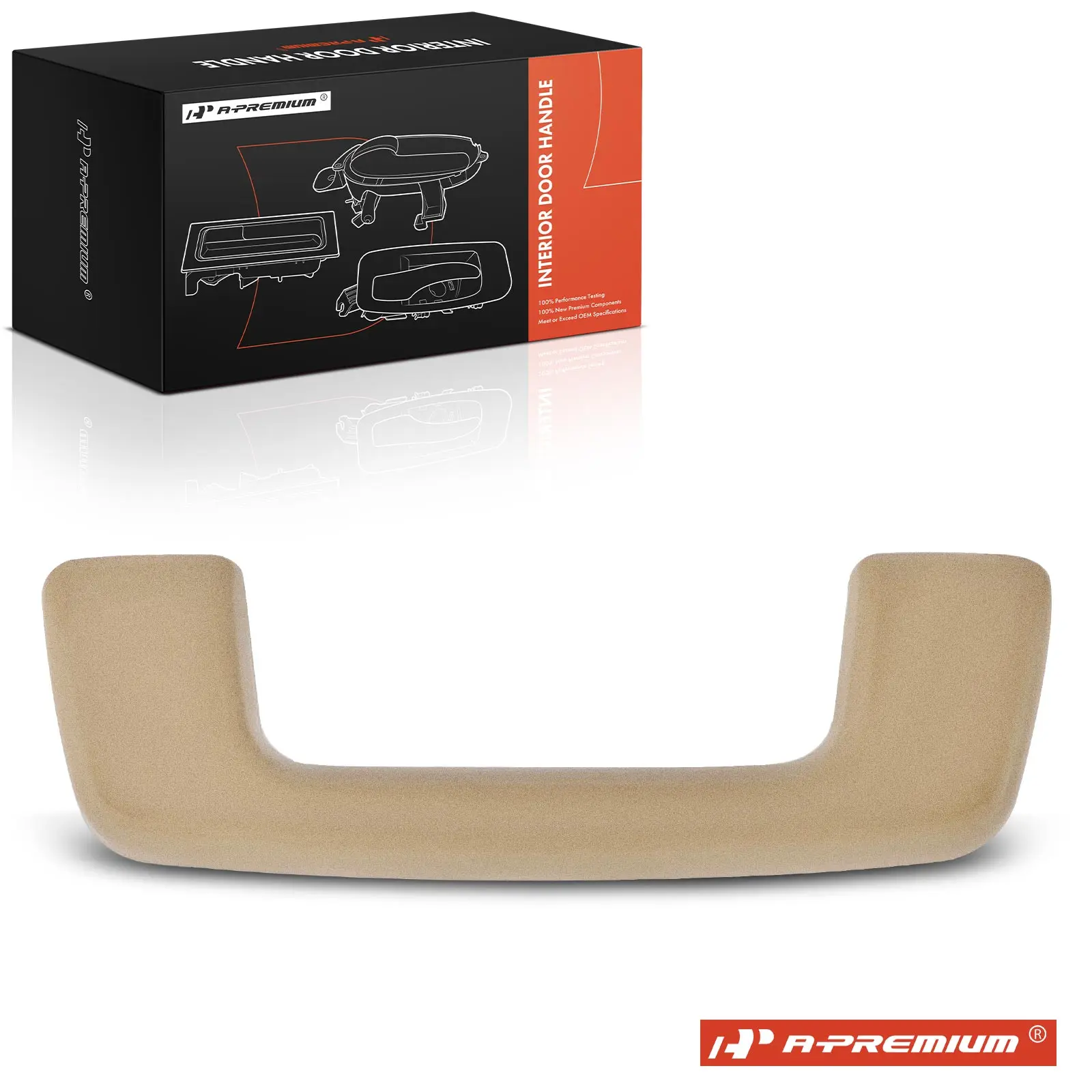 A-Premium Front Passenger Side Beige Interior Grab Handle for Ford Fusion 2006-2009 Lincoln MKZ 2007-2012 Zephyr Mercury Milan