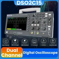 Hantek Digital Oscilloscope DSO2C10 2C15 2D10 2D15 Dual Channels 100Mhz/150Mhz Signal Generator Voltmeter Frequency Meter