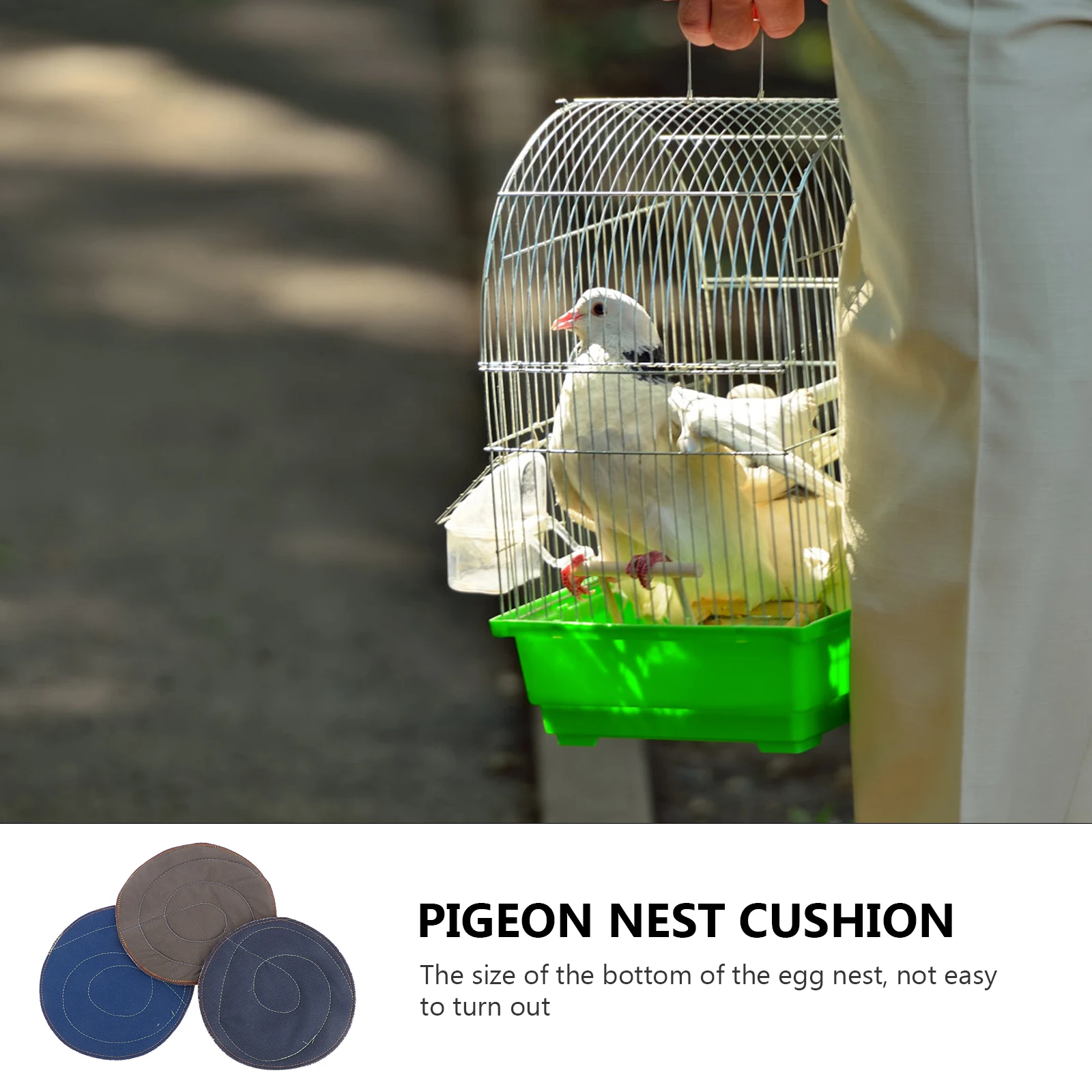 

10 Pcs Pigeon Cage Pet Supplies Where Pad Cloth Mats Egg Protection Cushion Nest Supply