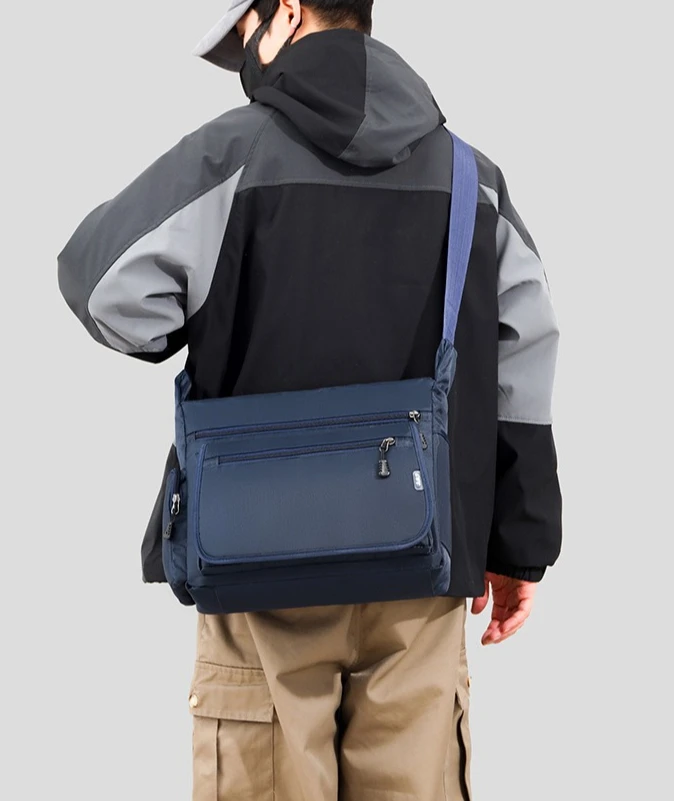 New Large-capacity Single-shoulder Bag, Simple, Fashionable and Individual Crossbody Bag, Business Travel Crossbody Waist Bag
