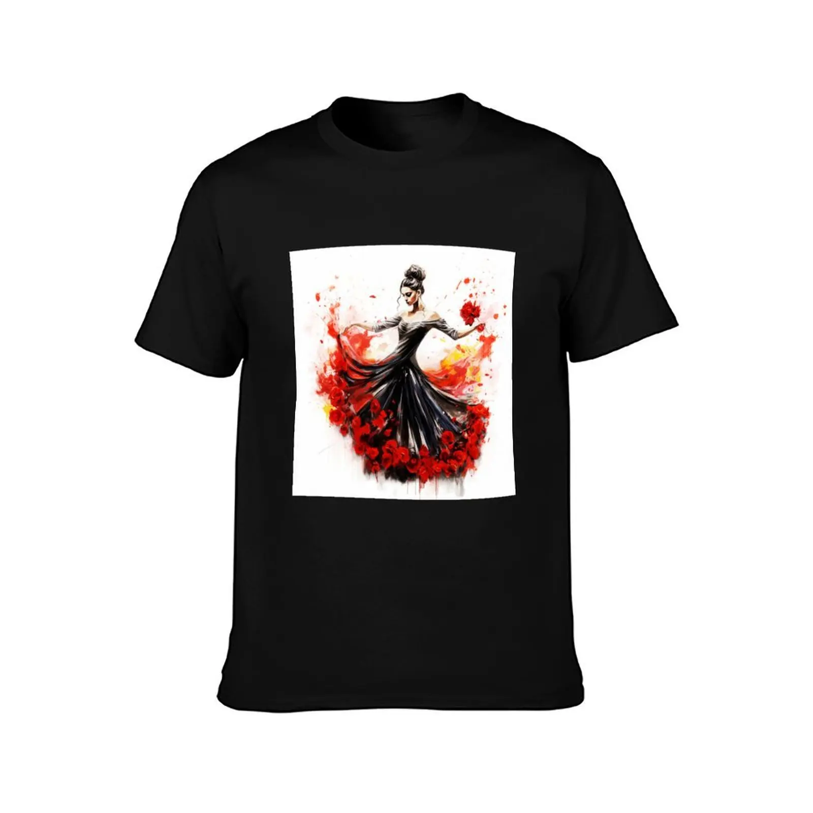 Flamenco -Series 01 - Art Juice by Csaba Fikker T-Shirt summer top heavyweights Blouse graphic t shirts mens designer clothes