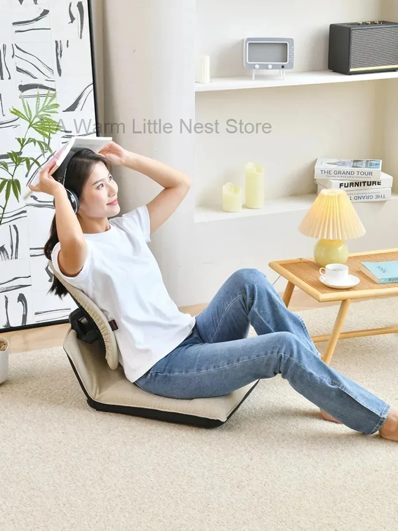 

Tatami backrest chair Bay window backrest chair footless backrest Ergonomic sitting back chair chairs for bedroom Home Furniture