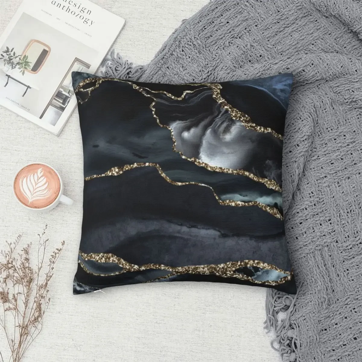 

Marble Landscape Pillowcase Polyester Pillows Cover Cushion Comfort Throw Pillow Sofa Decorative Cushions Used for Home Bedroom