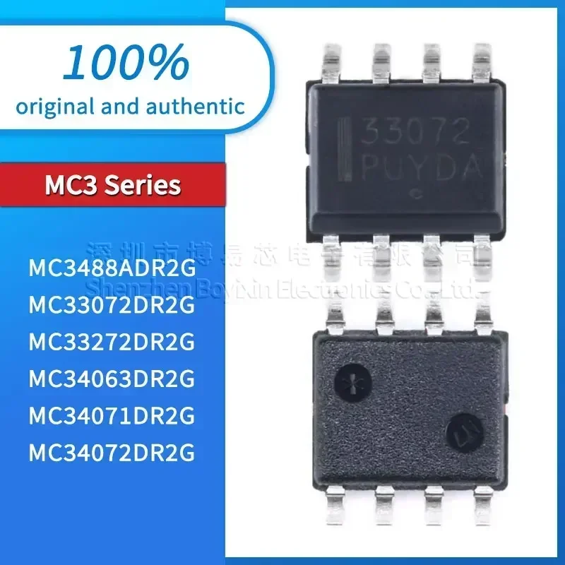 

MC34072DR2G/ADR2G MC34071DR2G MC34063DR2G MC33272DR2G MC33072DR2G MC3488ADR2G Black casing