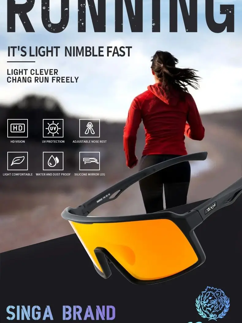 AliExpress Cycling Sunglasses Outdoor Sport Sunglasses Road Bike MTB Bicycle Riding Goggle  Eyewear for Man Women Singa Cycling Glasses