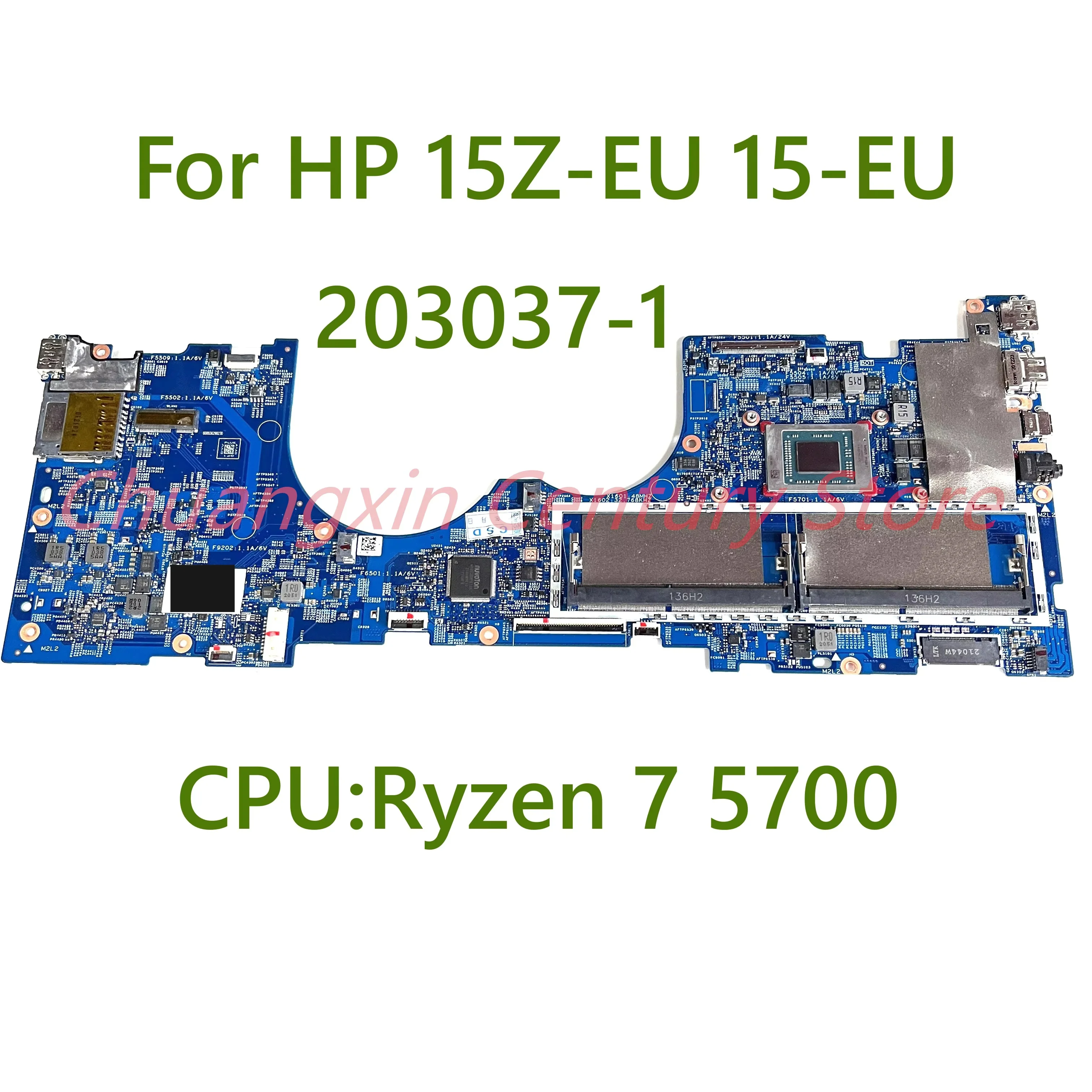 Placa base para portátil HP 15Z-EU 15-EU, equipada con CPU R7-5700100 % de prueba y completamente funcional, 203037-1 203037-2