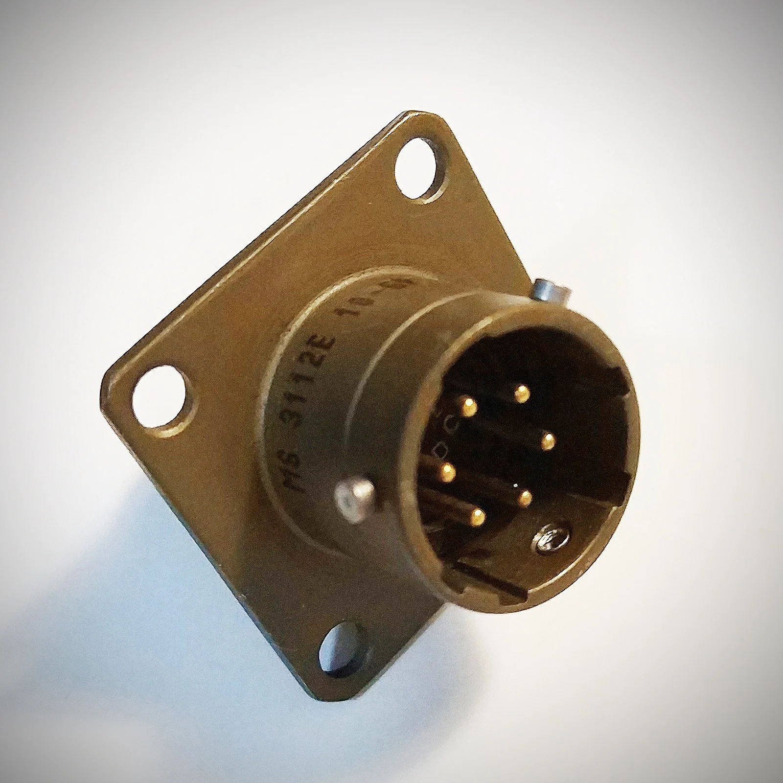 MS26482 Series Aviation Socket MS3112E10-6P, 6-core, Bayonet Quick Connection