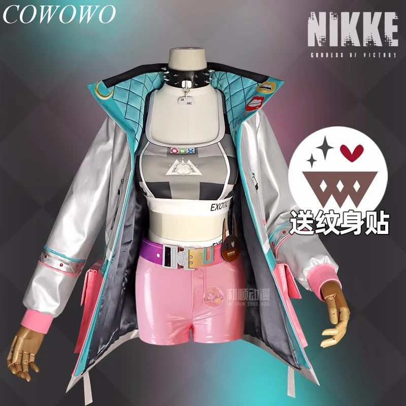 

COWOWO Anime! NIKKE The Goddess Of Victory Jackal Game Suit Lolita Lovely Uniform Cosplay Costume Halloween Party Outfit Women