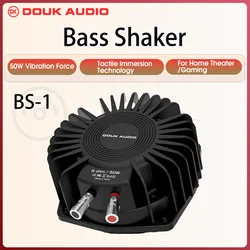 Douk Audio High Power Tactile Bass Shaker 50Watt Subwoofer Transducer for Home/Car Theaters