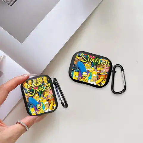 Case For Airpods Pro3 2 Pro2 4 3 Pro 1 Earphone Cases Cover Homer Cute Simpsons