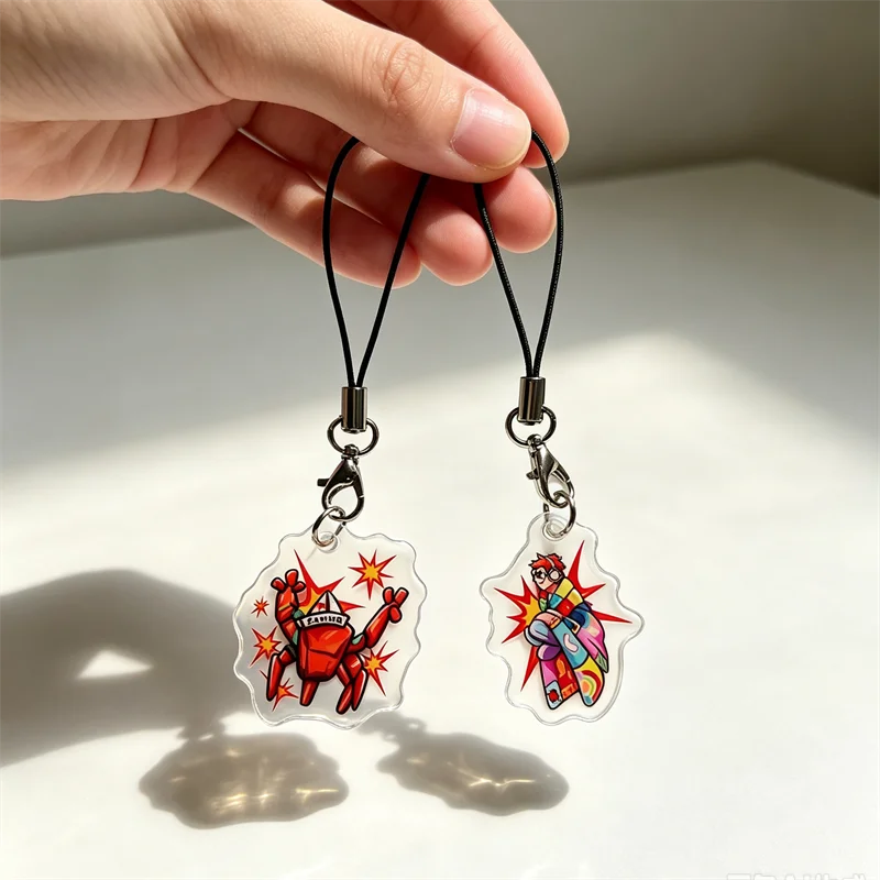 Project hail mary Phone Charm Mini Rocky Grace Acrylic Phone Lanyard Fans Collectible Backpack Decor Gift