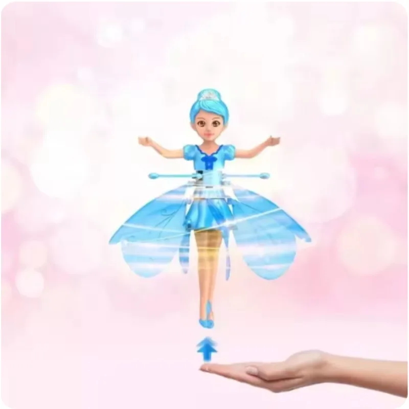 ของเล่นเฮลิคอปเตอร์บินได้ เลียนแบบการเต้น ควบคุมด้วยท่าทาง หมุนได้ มีไฟ ของเล่นเด็ก ของขวัญ