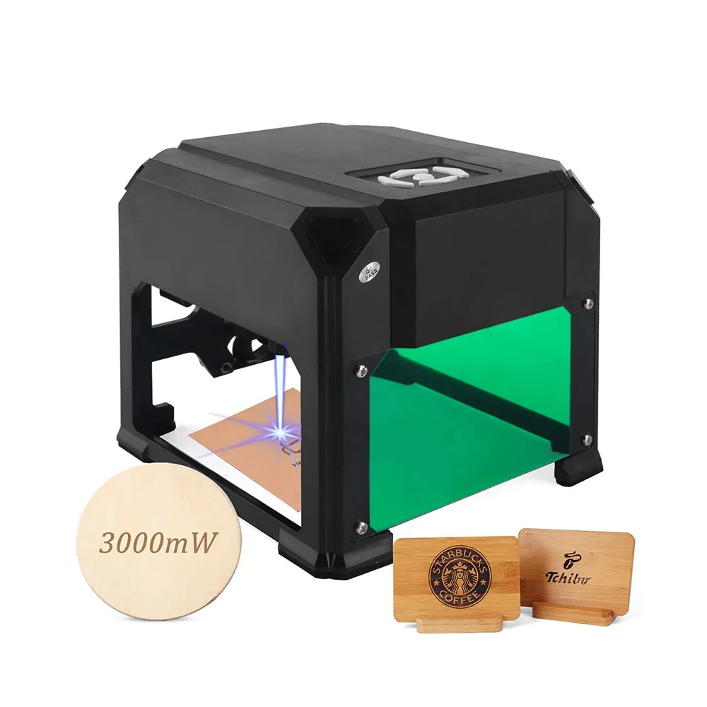 Mini Laser Engraver Machine Etching Range 80x80mm, DIY Logo Design,Support Win Android IOS System