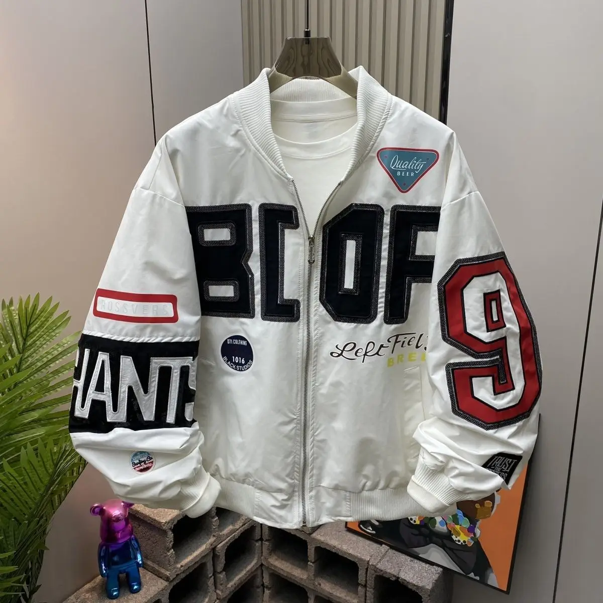 

Мужское пальто большого размера 300, осенне-зимнее теплое бейсбольное спортивное мотоциклетное пальто в американском стиле Sle Design Sense