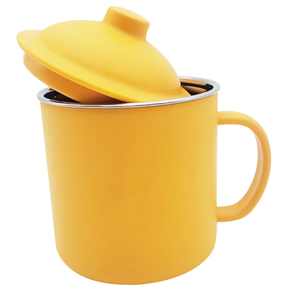 

Stainless Steel Water Household Beer Cup Multi-Function Coffee Mug Wear-Resistant Milk Cup Desktop Home Accessory Easy