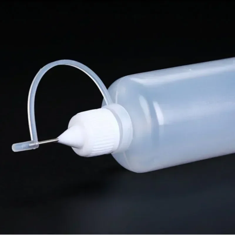 

5-100 мл бутылка для клея с игольчатым наконечником, пластиковая бутылка для выдавливания, дозирующая игла с защитой от детей, бутылки с игольчатым наконечником, дозатор жидкого флюса