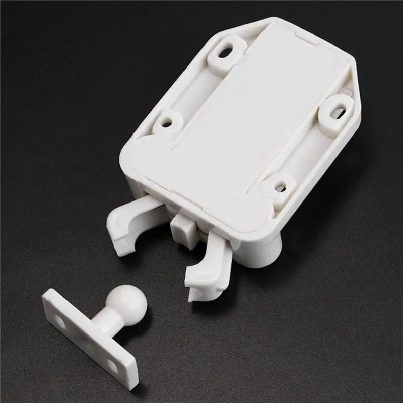 MLGB-5PCS Furniture Lock Cabinet Touch Latch With Function Push To Open Catch Lock For Cupboard Wardrobe