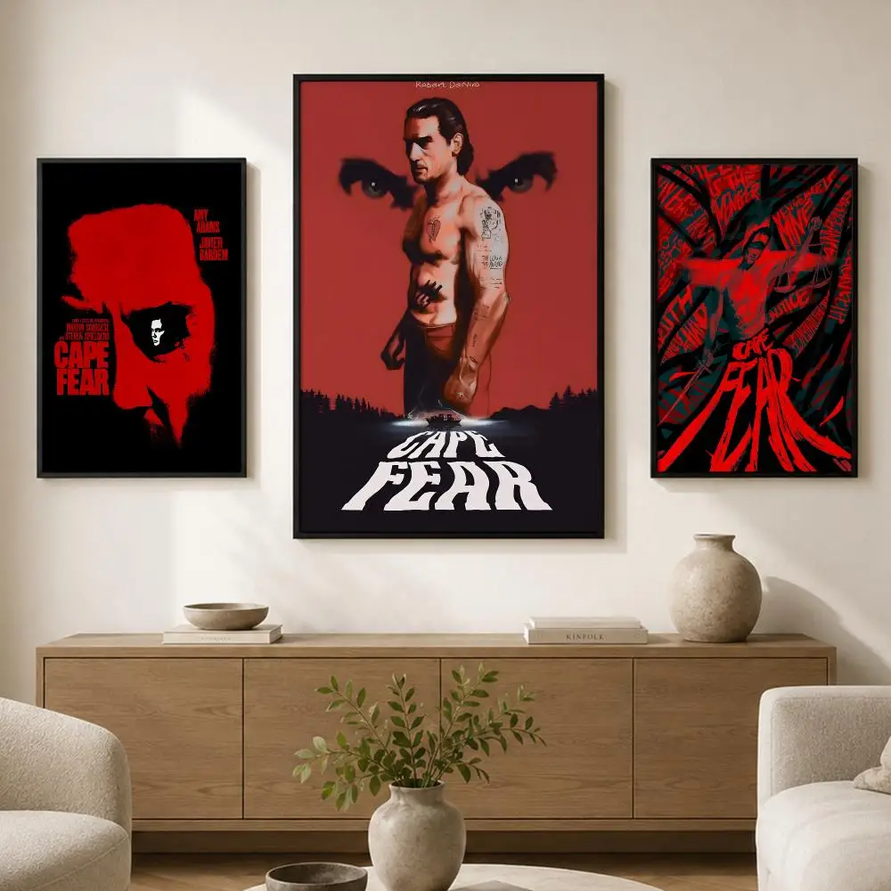 Movie C-Cape Fear Poster Waterproof PP paper Self-Adhesive High-Definition Decorative Art Suitable for Living Bedrooms Gifting