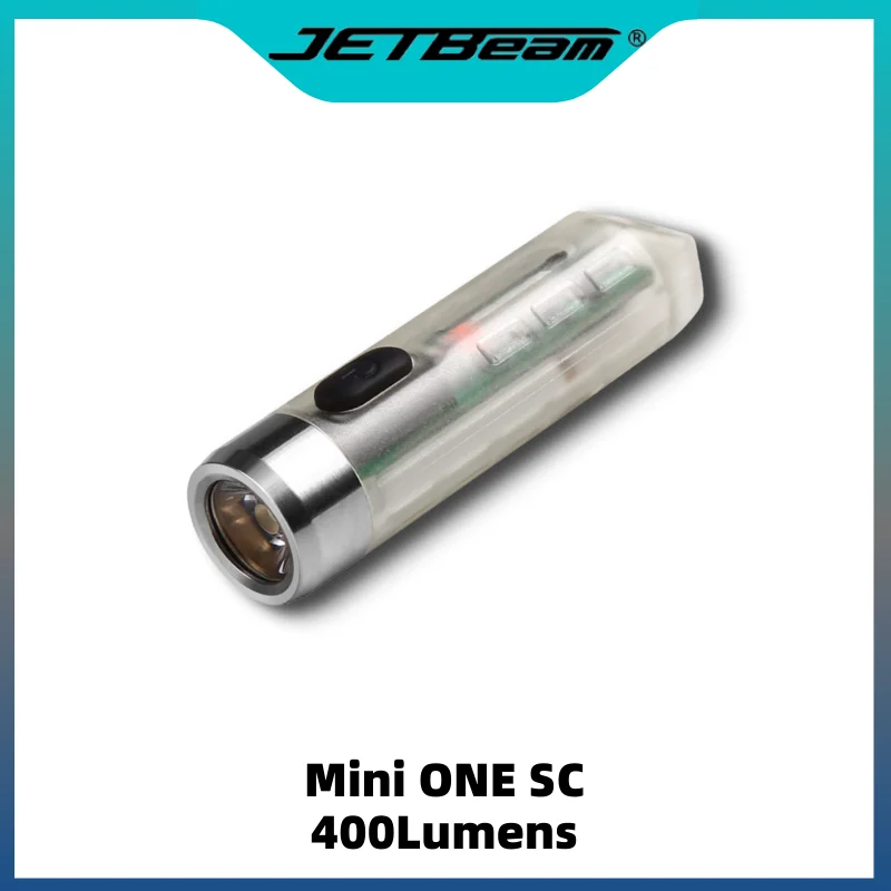 

JETbeam MINI ONE SC брелок освещения 400Lumens Type-C перезаряжаемая портативная ультрафиолетовая светодиодсветильник вспышка