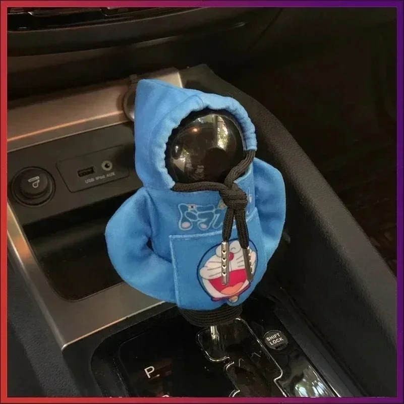 

Printing Cartoon Hoodie Gear Cover Car Shift Cover Anti-sweating Cute Hoodie Handle Gear Gear Lever Cover Shift Hoodie