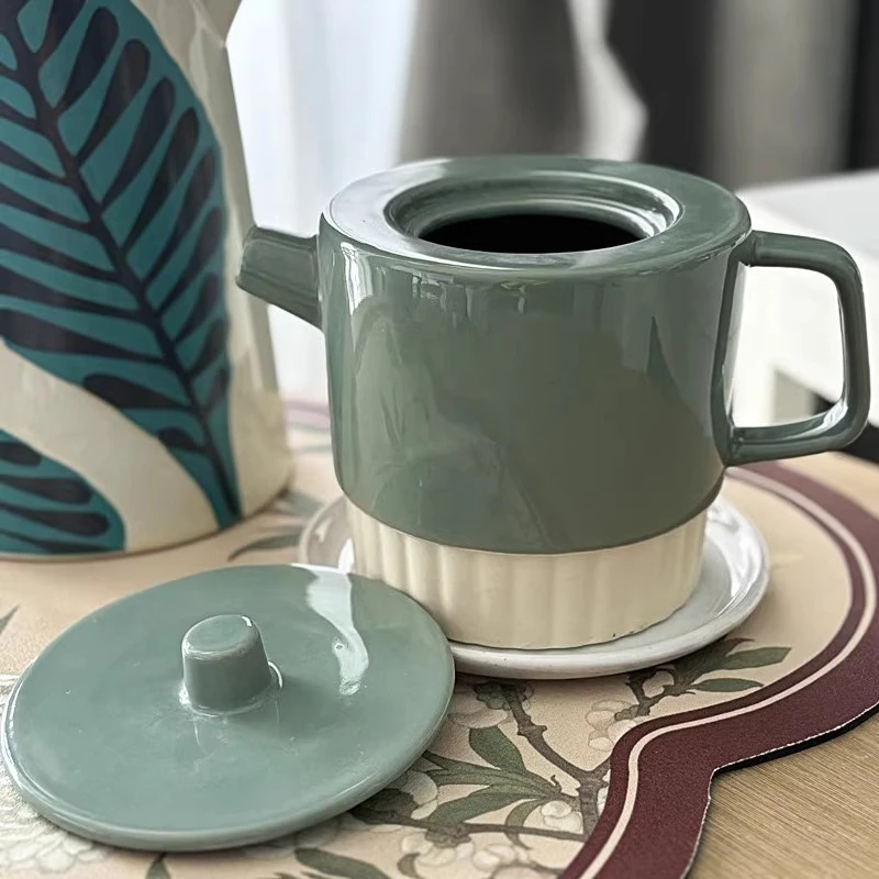 

Single Hole Filter Ceramic Teapot, High-value Coffee Pot, Office Afternoon Tea Kettle, Chinese Tea Accessories Cooling Kettle