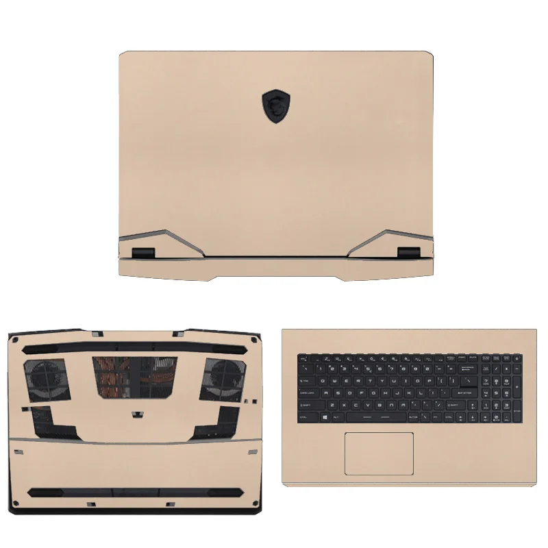 Kulit Laptop untuk MSI GP76 GE76 GF76 GS76 GP68 GP78 stiker vinil padat untuk MSI GE68HX GE78 GS77 GT77 GL76 stiker kustom