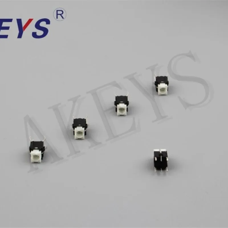 10PCS TS-H004 6*6*9 Illuminated tact switch 4 pin DIP type push button switch TS-LS-001