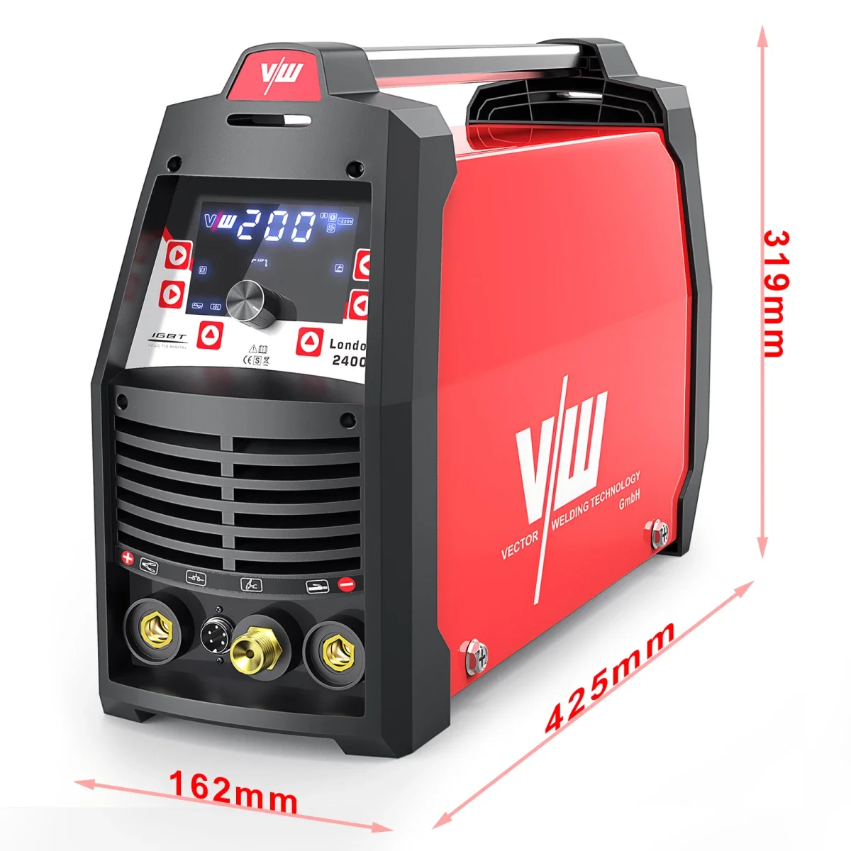 Stahlwerk &vector ACDC TIG Welding Machine London 2400 Germany Brand Aluminum Welder 220V Voltage New Condition