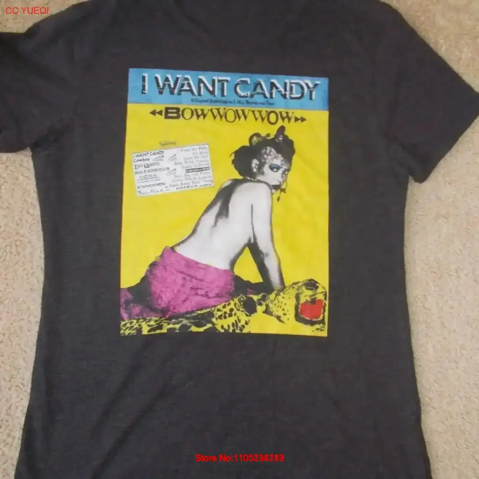 BOW WOW I WANT CANDY E M WOMENS USED ADULT SIZE L T SHIRT IN VGT vintage Washed graphic Versatile Soft Slightly Casual vintage
