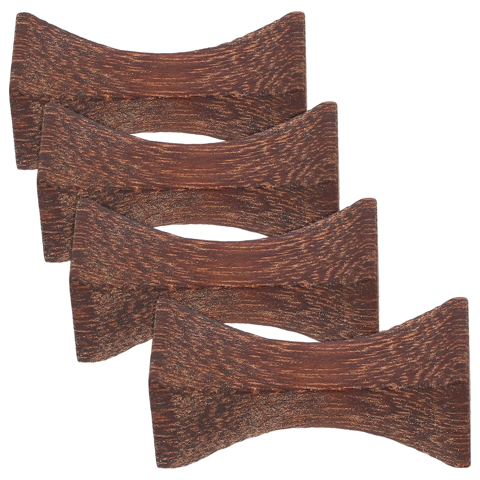 

4Pcs Wood Chopstick Rest Rustic Cutlery Holder Stable Spoon Fork Chopsticks Stand Dining Table Accessory Chopstick Stand Rest