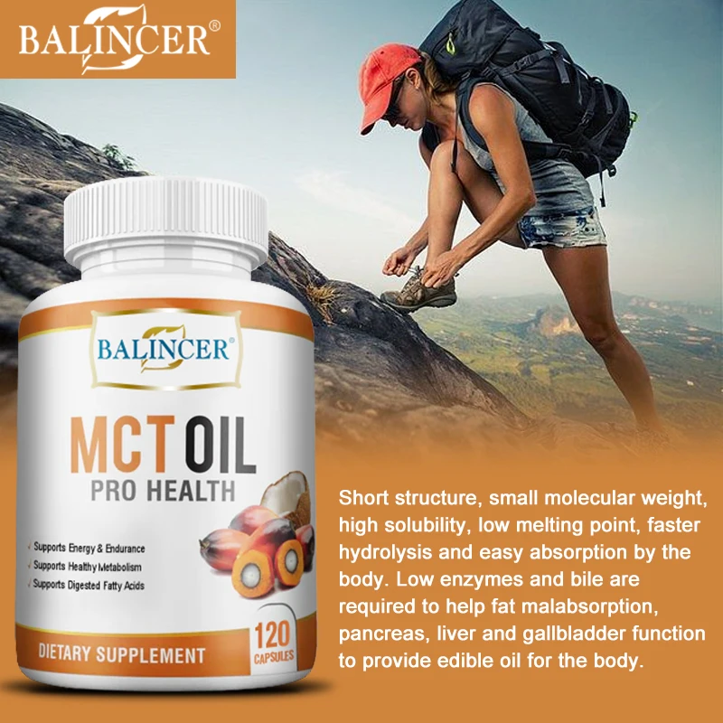 Balincer MCT Oil - Helps reduce excess fat in the abdomen, arms and thighs and promotes digestive health