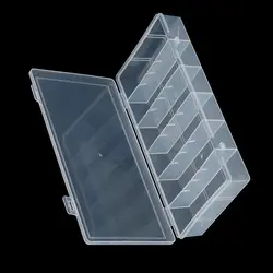 6 Grids Compartment Plastic Storage Box Practical Toolbox Transparent PP Boxes Bead Jewelry Case Display Organizer Container