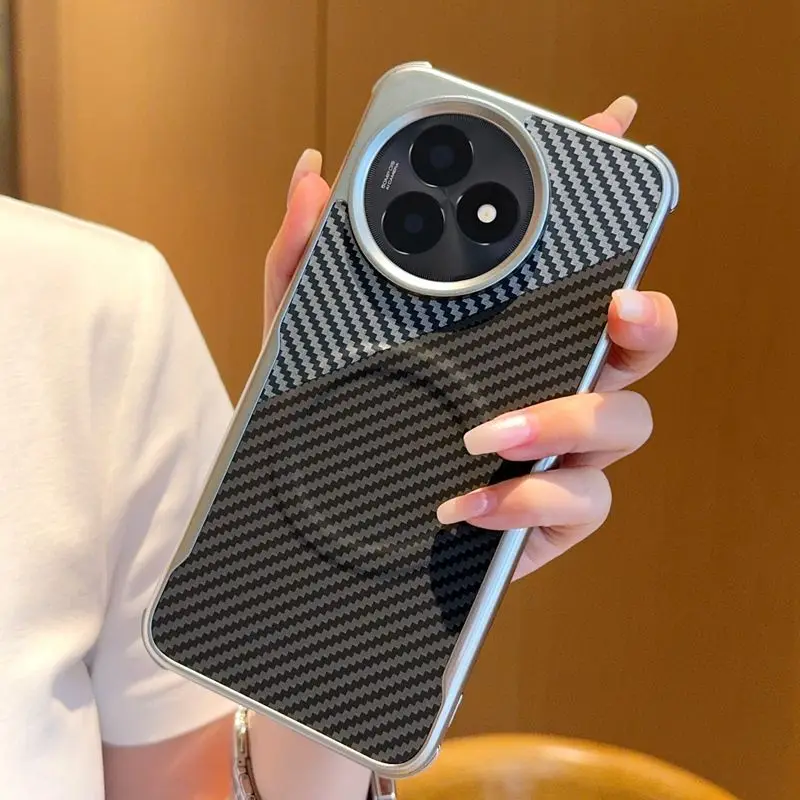 적용 가능한 레드미 k80 얼티밋 에디션 폰 케이스 포코 F7 울트라 마그네틱 카본 파이버 샤오미 15프로