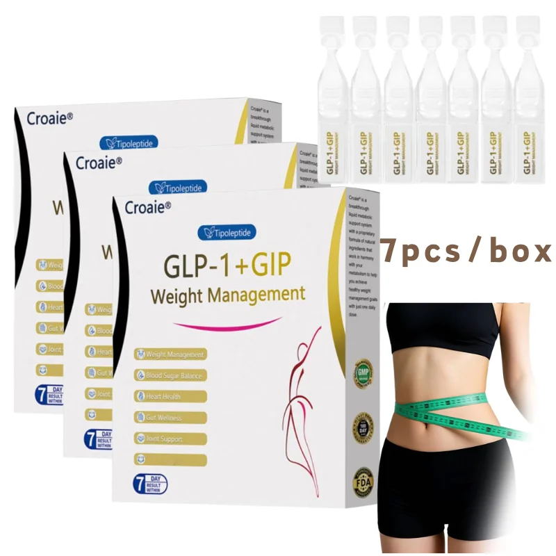 GIP GLP 1 Weight Management Liquid Support Gut Heart Joint Health Supplement Multi Function Body Wellness Dietary Supplement